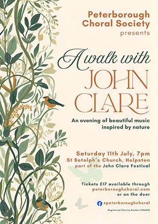 A Walk With John Clare Concert Poster